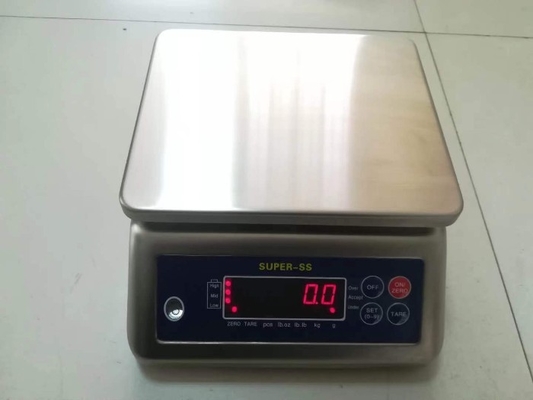 مقياس الوزن الرقمي الإلكتروني المقاوم للماء من الفولاذ المقاوم للصدأ مقياس الوزن الرقمي