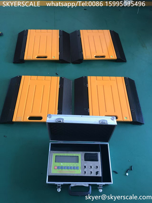 جودة  Wireless Portable Weighing Scale For Trucks 30 Ton Vehicle Weighing Pads مصنع