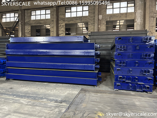 جودة  Customized Weighbridge 18 meter 100 Ton  Weight Heavy Duty Car Weighbridge Truck Scale مصنع