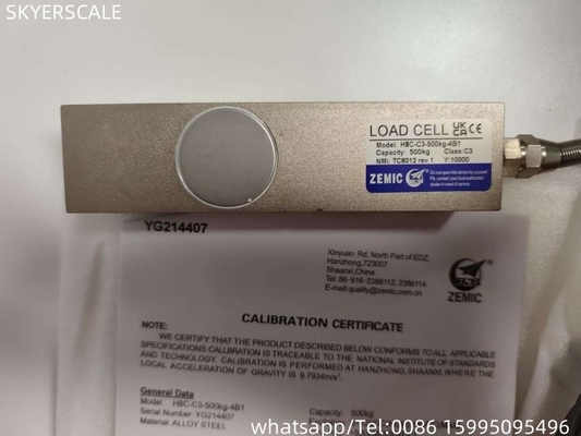 جودة  500kg OIML Load Cells Amplifier Zemic H8C Weighing Sensor For Floor Weighintg Scale مصنع