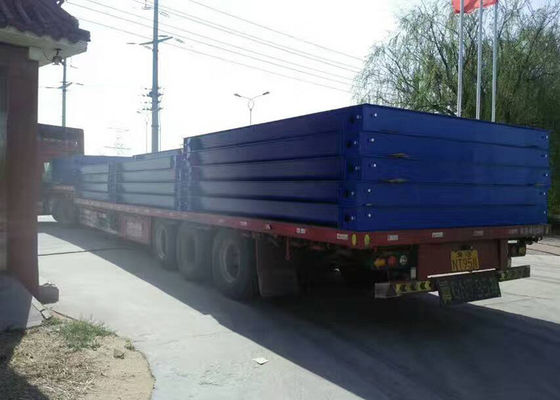 موازين Q235 المادية المنقولة 3 × 8m 50t موازين الشاحنة