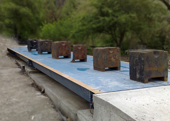 مقاومة للتآكل 3 × 18 م 100t مقياس Weighbridge مقياس