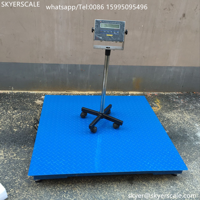 1.2x1.2m منصة سلكية آلة 2 طن الميزان الرقمي الصناعي مع نوع العرض A12