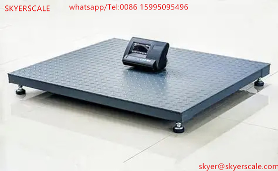 1.2x1.2m منصة سلكية آلة 2 طن الميزان الرقمي الصناعي مع نوع العرض A12