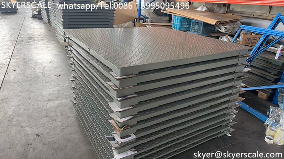 المقياس الصناعي 2000kg المقياسات الأرضية منصة مع الصلب سبائك القص الصلبة دائمة SQB خلية الحمل