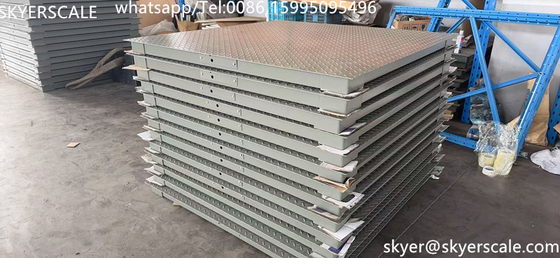 المقياس الصناعي 2000kg المقياسات الأرضية منصة مع الصلب سبائك القص الصلبة دائمة SQB خلية الحمل