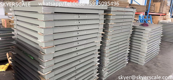 المقياس الصناعي 2000kg المقياسات الأرضية منصة مع الصلب سبائك القص الصلبة دائمة SQB خلية الحمل
