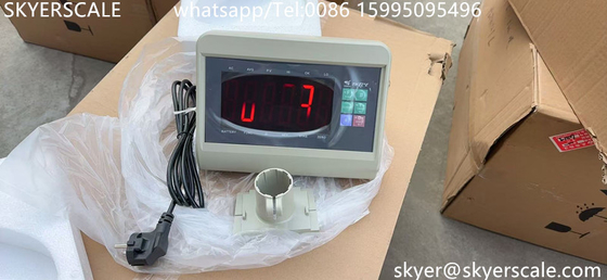 XK3190-T7+E مؤشر تحكم الوزن الإلكتروني عالية الدقة LED لمؤشر مقياس المنصة