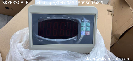 XK3190-T7+E مؤشر تحكم الوزن الإلكتروني عالية الدقة LED لمؤشر مقياس المنصة