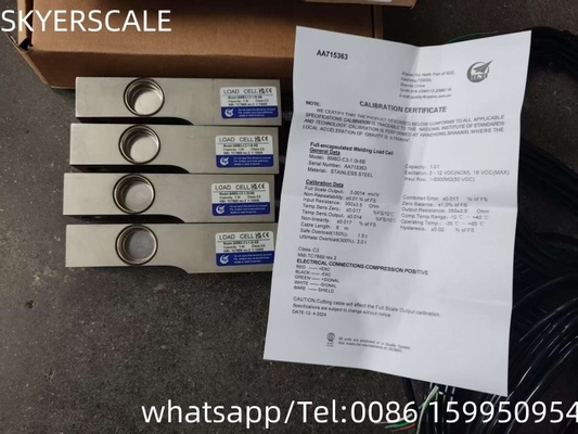 زيميك BM8D شعاع القطع الصلب المقاوم للماء خلايا الحمل 1000kg منصة الوزن مقياس خلية الوزن جهاز استشعار
