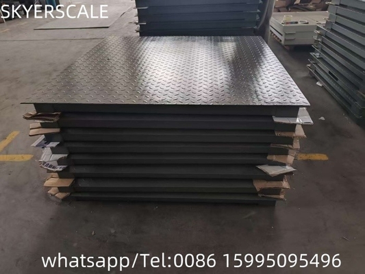 مقياس منصة الوزن الرقمي 1.2x1.2m 1 طن - 3 طن مقياس الأرض