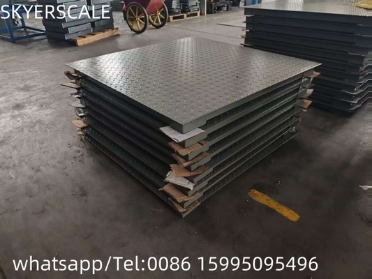 مقياس منصة الوزن الرقمي 1.2x1.2m 1 طن - 3 طن مقياس الأرض