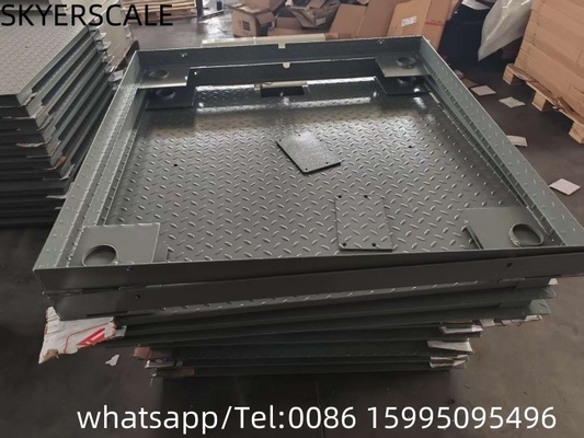 مقياس منصة الوزن الرقمي 1.2x1.2m 1 طن - 3 طن مقياس الأرض