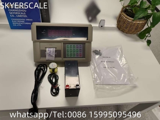 مؤشر جهاز الوزن الرقمي الصناعي Yaohua A9P مع طابعة مدمجة لوزن الشاحنات