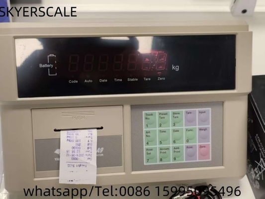 مؤشر جهاز الوزن الرقمي الصناعي Yaohua A9P مع طابعة مدمجة لوزن الشاحنات