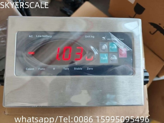 مؤشرات الوزن ياهو XK3190-A12ESS معدل الوزن من الفولاذ المقاوم للصدأ
