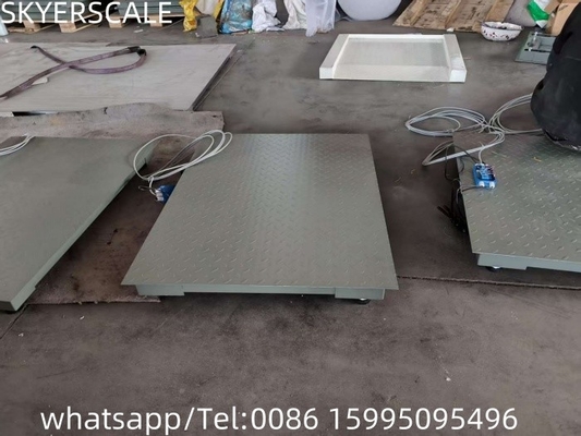 مقياس الوزن الكهربائي الثقيل 3 طن 5 طن مقياس الأرض الرقمي للاستخدام الصناعي