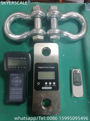 LCD رقمية لاسلكية الجهد وحدة الحمل الدينامومتر رافعة مقياس وحدة الحمل 10 طن