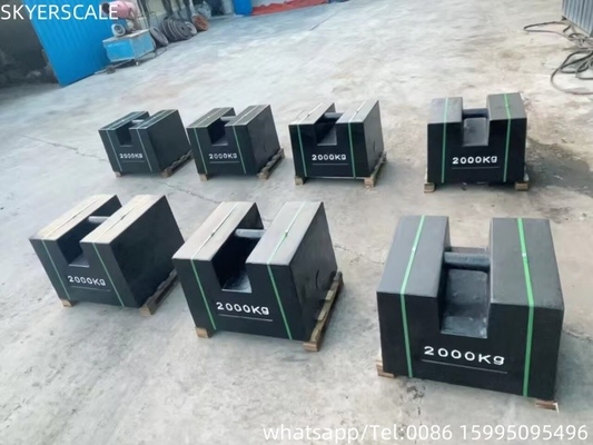 15000kg ألواح الوزن الصلبة المقاومة للتآكل لأدوات القياس والقياس على نطاق واسع