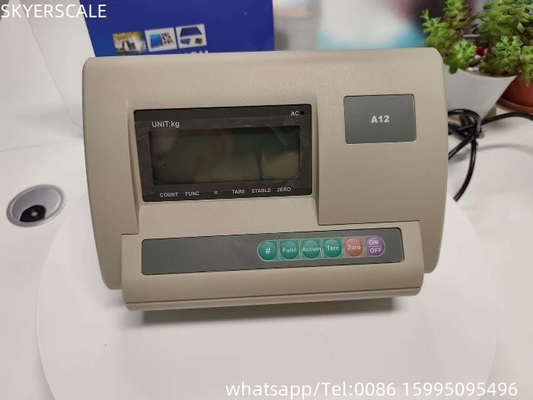 XK3190-A12 شاشة LCD الميزان الرقمي للوزن الأرضي الصناعي