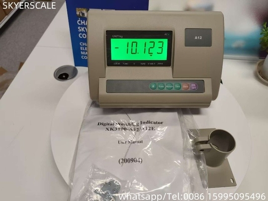 XK3190-A12 LCD مؤشر الوزن لمقاييس منصة الوزن الرقمية
