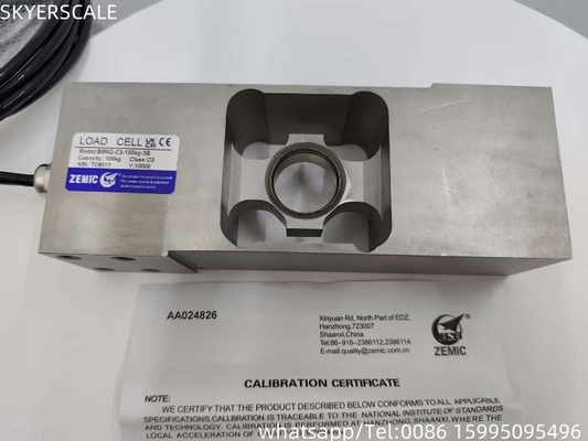 جهاز استشعار خلية الحمل OIML المقاوم للماء Zemic BM6G-C3-100kg-3B IP68