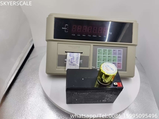 مراقبة مؤشر الوزن البلاستيكية YAOHUA XK3190-A9P مدمجة في الطابعة لوزن الشاحنة