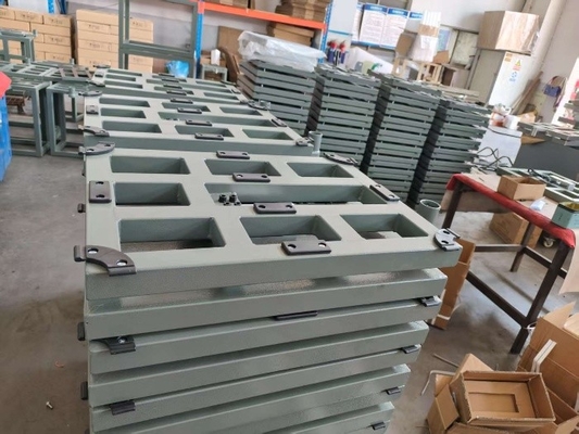 الفولاذ الكربوني الرقمي 50x50xm 500kg المقياس منصة المقياس المقاعد مع مؤشر الوزن A12E
