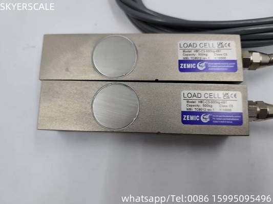 أجهزة استشعار قوة خلية الحمل Zemic H8C 500kg لوزن الأرض
