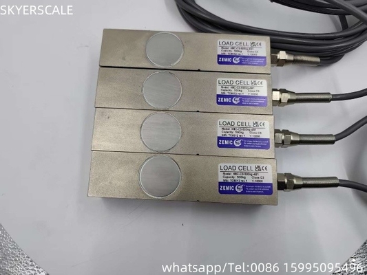 أجهزة استشعار قوة خلية الحمل Zemic H8C 500kg لوزن الأرض