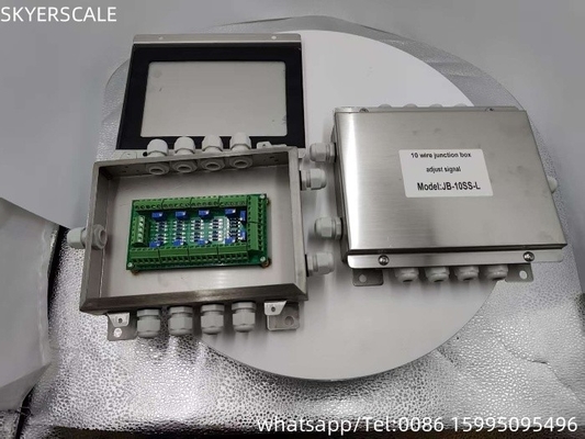 الصف المقاوم للماء IP67 الصلب المقاوم للصدأ مربع التقاطع 10 سلك للجسر الوزن