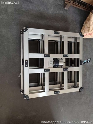 مقياس بنك من الفولاذ المقاوم للصدأ 304 600x600mm 600kg مقياس منصة إلكترونية رقمية