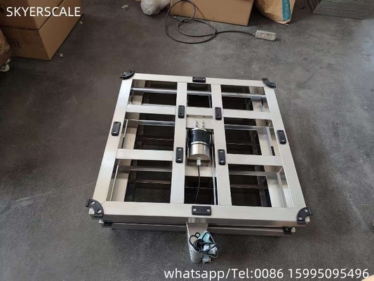 304 الفولاذ المقاوم للصدأ 500x500mm 500kg رقمية مقاعد مقياس الإطار مع منصة