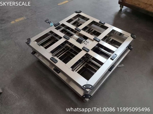304 الفولاذ المقاوم للصدأ 500x500mm 500kg رقمية مقاعد مقياس الإطار مع منصة
