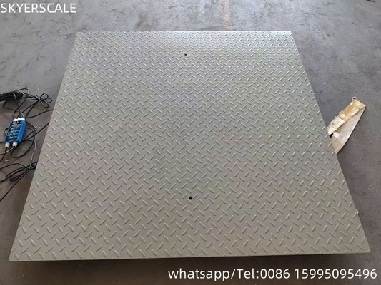 1.2x2m 3t الرقمية الصناعية الكربون الصلب منصة الميزان الأرضي