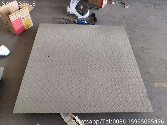 1.2x2m 3t الرقمية الصناعية الكربون الصلب منصة الميزان الأرضي