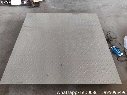 1.2x2m 3t الرقمية الصناعية الكربون الصلب منصة الميزان الأرضي