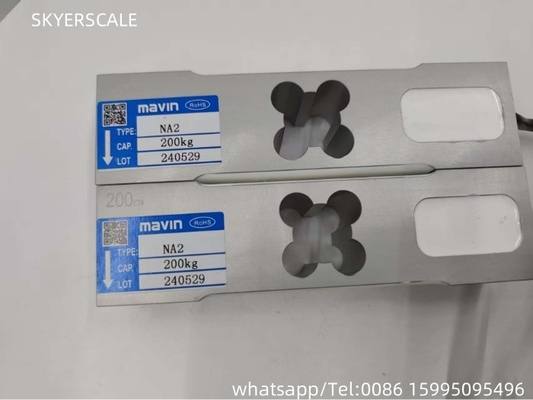 خلية حمولة مافين NA2 200kg مستشعر الوزن في نقطة واحدة للميزان الإلكتروني