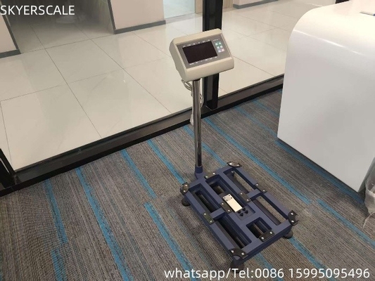 الفولاذ الكربوني الرقمي 45x60cm 300kg المقياس منصة مقياس بنك مع مؤشر وزن T7 + E