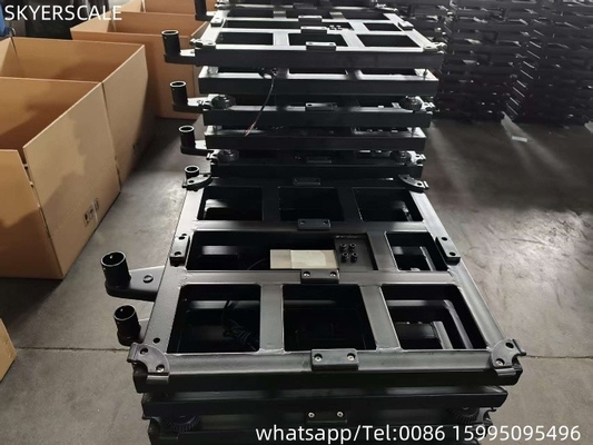 فولاذ خفيف 450x450mm 500kg وزن مقعد الميزان مع Zemic L6G 600kg خلية الحمل
