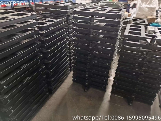 فولاذ خفيف 450x450mm 500kg وزن مقعد الميزان مع Zemic L6G 600kg خلية الحمل