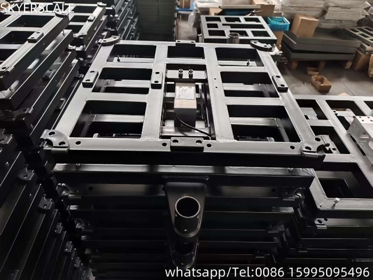 فولاذ خفيف 450x450mm 500kg وزن مقعد الميزان مع Zemic L6G 600kg خلية الحمل