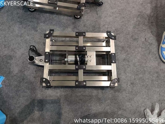 مصنع 304 كامل من الفولاذ المقاوم للصدأ 400x500mm 300kg مقاوم للماء IP67 نطاق منصة