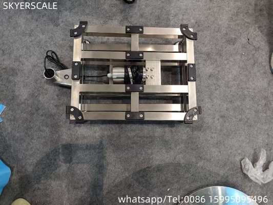 مصنع 304 كامل من الفولاذ المقاوم للصدأ 400x500mm 300kg مقاوم للماء IP67 نطاق منصة