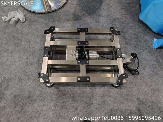 مصنع 304 كامل من الفولاذ المقاوم للصدأ 400x500mm 300kg مقاوم للماء IP67 نطاق منصة