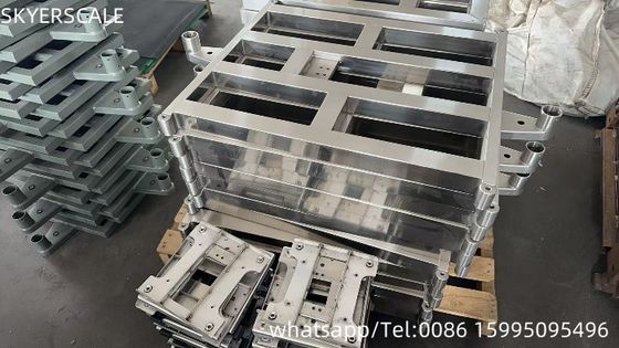 304 الفولاذ المقاوم للصدأ دقة عالية 450 * 600mm نطاق 300KG الميزان الإلكتروني