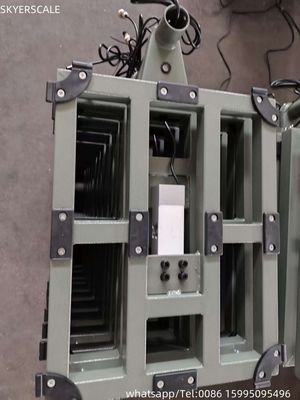 300 × 400 ملم منصة الكترونية مقياس الكربون الفولاذ الحماية من الإفراط في الحمل 100kg قدرة