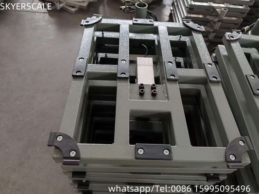 300 × 400 ملم منصة الكترونية مقياس الكربون الفولاذ الحماية من الإفراط في الحمل 100kg قدرة