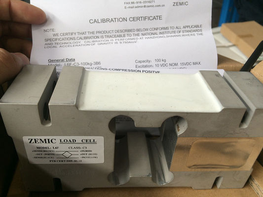 ZEMIC L6F وزن خلية الحمل للأجهزة وزنها الإلكترونية 50KG - 2T مع موافقة OIML