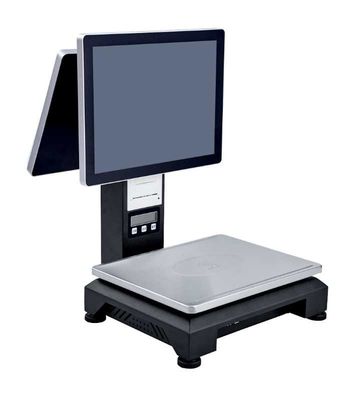 15.1 بوصة LCD تعمل باللمس كاشير كمبيوتر مع وظيفة الوزن